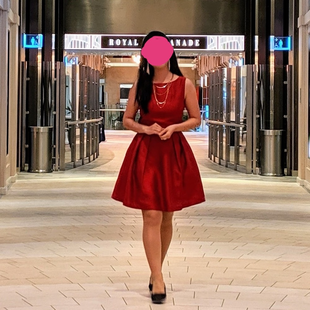 Red  Bow Dress